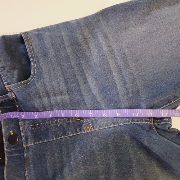 BETABRAND PULL ON Boot-Cut 4-Pocket Yoga Denim Pants, sz Large - Picture 14 of 16